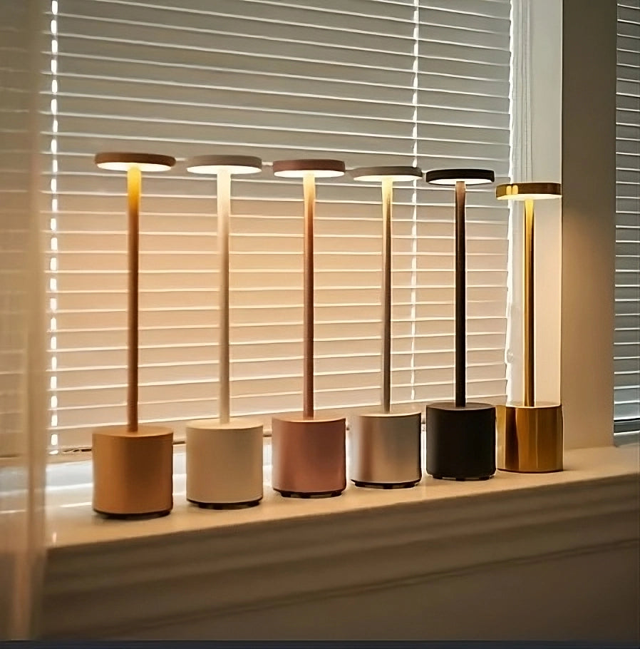 AuraLight™ - Minimalist Touch LED Lamp (USB Rechargeable)