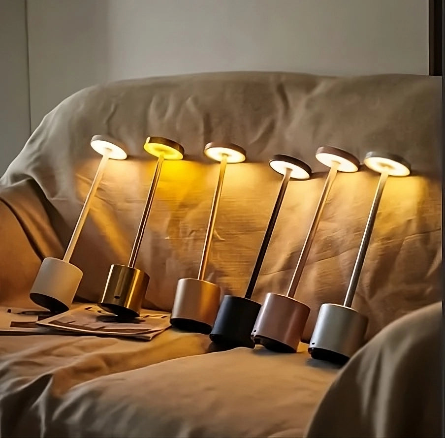 AuraLight™ - Minimalist Touch LED Lamp (USB Rechargeable)